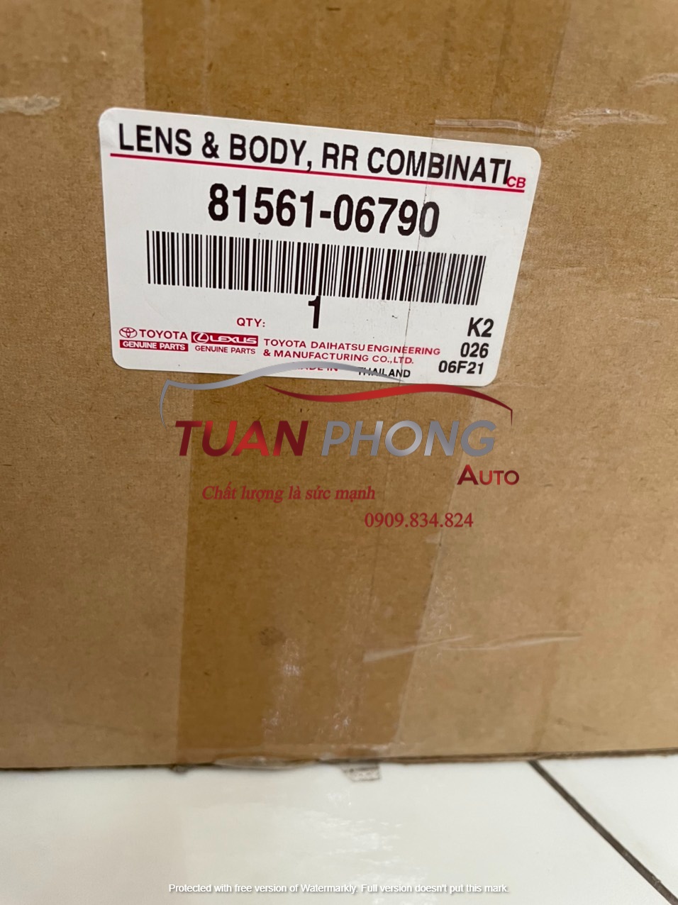 Đèn Hậu(lái) Trái TOYOTA CAMRY 2019 2020 2.5 LED Chính Hãng 81561-06790-1